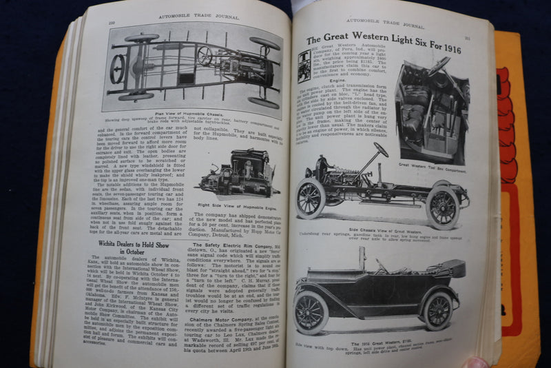 1915 AUGUST AUTOMOBILE TRADE JOURNAL - 1916 IMPROVEMENT NUMBER - K 752
