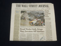 2020 JULY 27 WALL STREET JOURNAL NEWSPAPER - MARKET RALLY BRINGS WARY INVESTORS