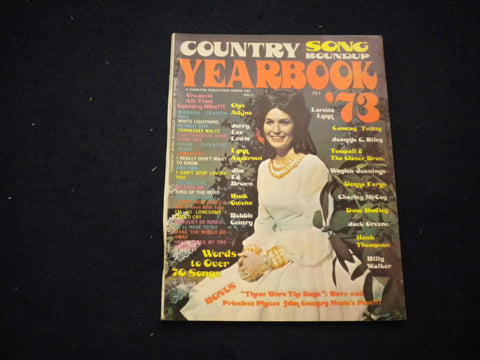 1973 COUNTRY SOUNG ROUNDUP YEARBOOK MAGAZINE - LORETTA LYNN COVER - B 639R