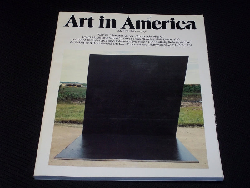 1983 SUMMER ART IN AMERICA MAGAZINE - KELLY'S CONCORDE ANGLE COVER - E 795