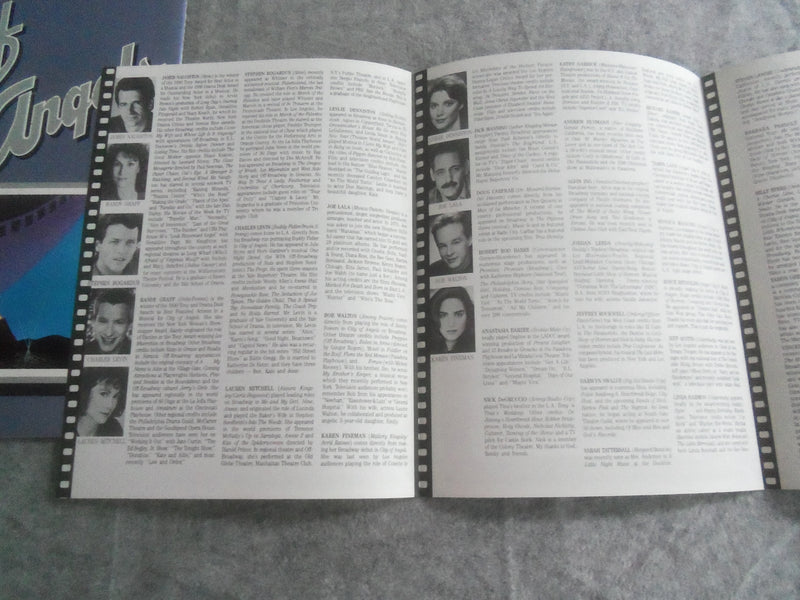 1991 CITY OF ANGELS BROADWAY PROGRAM - JAMES NAUGHTON - J 7682