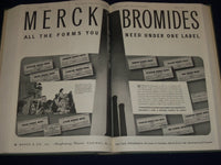 1941 OIL PAINT & DRUG REPORTER MAGAZINE BOUND VOL LOT OF 4 - GREAT ADS - KD 1221