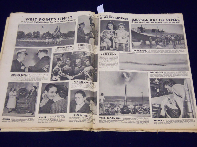 1942 MAY 29 NEW YORK DAILY NEWS - ROBINSON BEATS SERVO - NP 1897