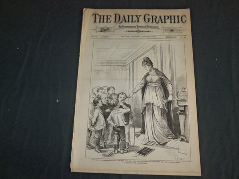 1874 JANUARY 7 THE DAILY GRAPHIC NEWSPAPER - A HINT TO OUR CONGRESSMEN - NT 7642