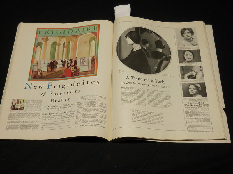 1928 FEBRUARY WOMAN'S HOME COMPANION MAGAZINE - GREAT COVER & ADS - ST 4878W