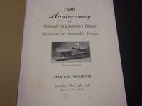 1928 MAY 19 SKIRMISH AT QUINTON'S BRIDGE PROGRAM - 150TH ANNIVERSARY - J 2125