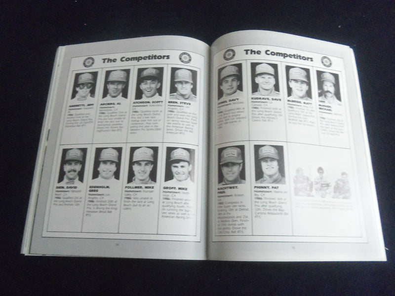 1986 JULY 4-6 BUDWEISER CLEVELAND GRAND PRIX RACING PROGRAM - SP 3804D
