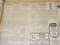 1918 JANUARY 7 NEW YORK TIMES - GERMANS SUSPEND PEACE PARLEY - NT 7916