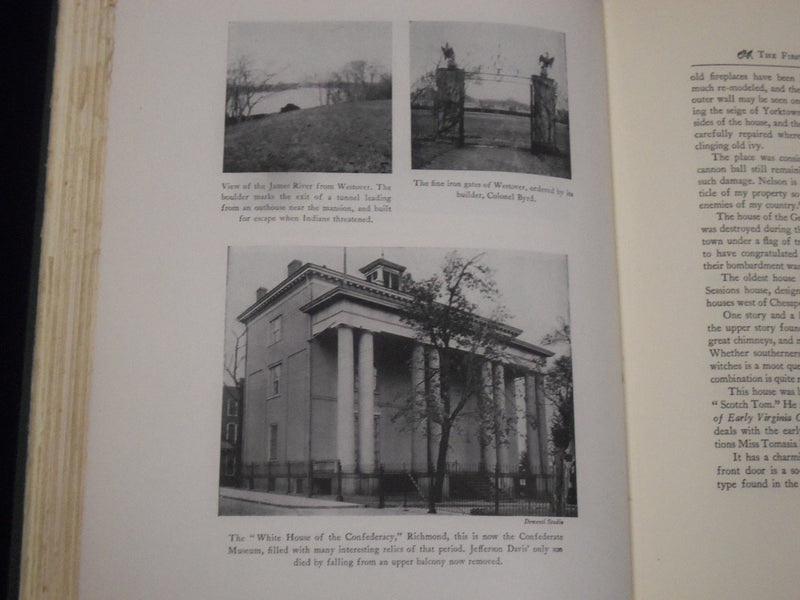 1937 HISTORIC HOUSES OF EARLY AMERICA BY ELISE LATHROP - GREAT PHOTOS - KD 3074