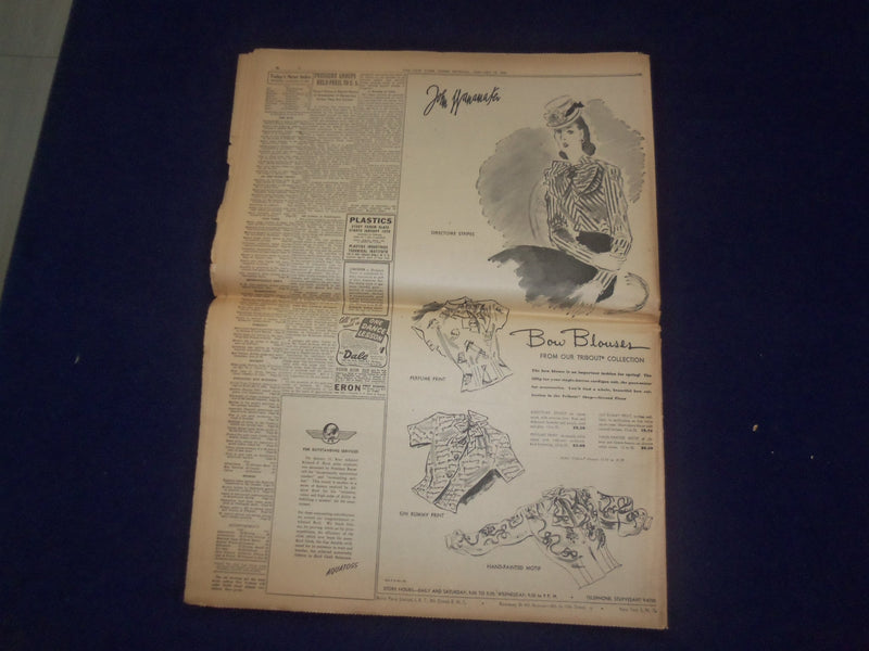 1945 JAN 15 NEW YORK TIMES - RUSSIANS CROSS LAST RIVER BEFORE CRACOW - NP 6653
