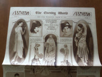1929 MARCH 20 NEW YORK EVENING WORLD - SPRING FASHION SECTION - NP 5010