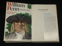 1961 WILLIAM PENN QUARTER HERO HARDCOVER BOOK BY HILDEGARDE DOLSON - KD 7300