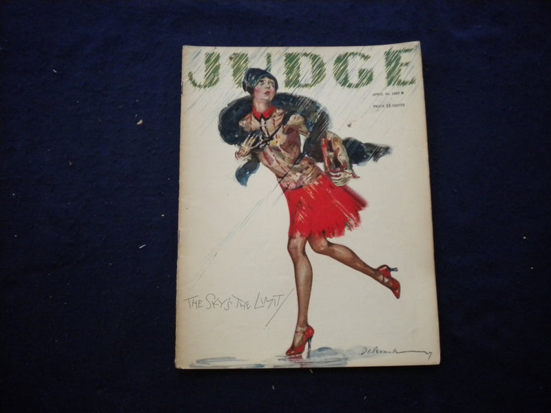 1927 APRIL 30 JUDGE MAGAZINE - THE SKY'S THE LIMIT - B 435X