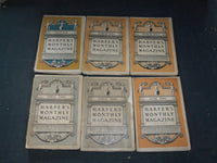 1902-03 HARPER'S MONTHLY MAGAZINE-LOT 13 ISSUES-NICE ILLUSTRATIONS & ADS-WR 240B