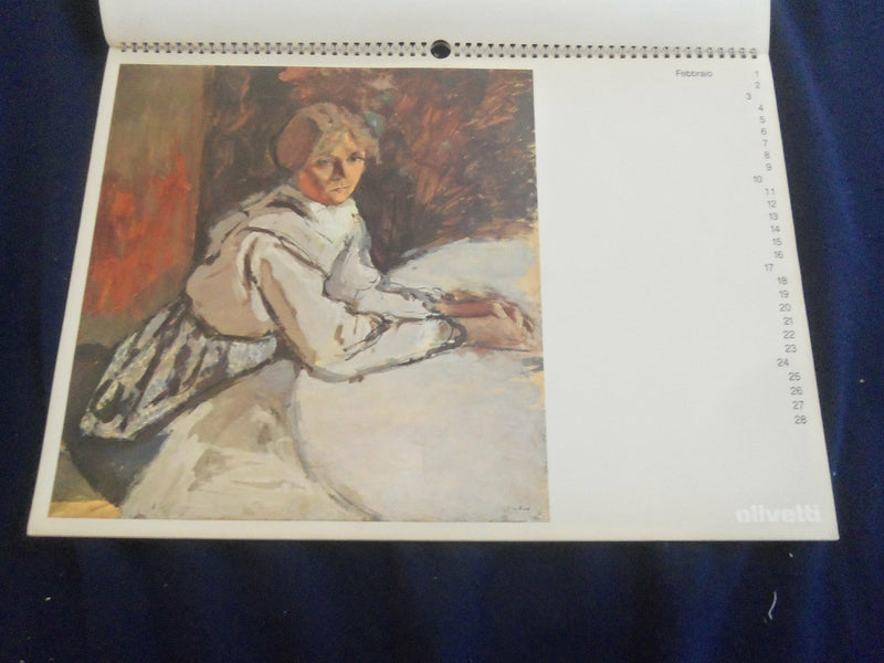 1973 E. VUILLARD - OLIVETTI CALENDAR - GREAT PAINTINGS - ST 2648L