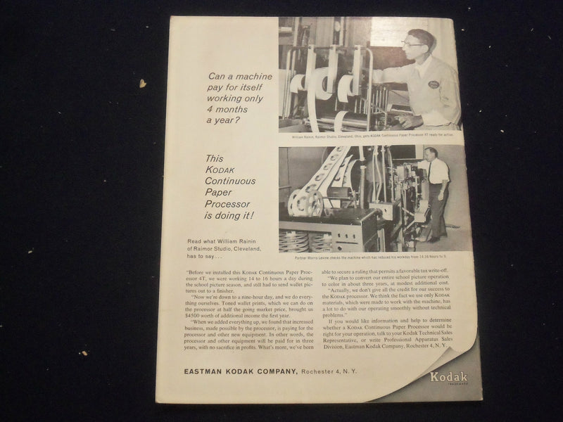 1962 JULY NATIONAL PROFESSIONAL PHOTOGRAPHER - PHOTOS & ARTICLES - ST 6627
