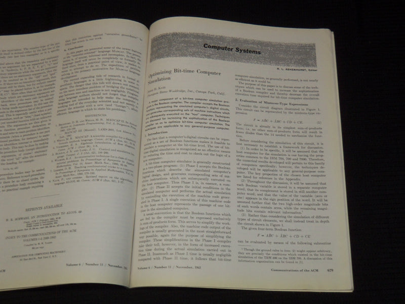 1963-1970 COMMUNICATIONS OF THE ACM MAGAZINE LOT OF 21 ISSUES - O 1778C