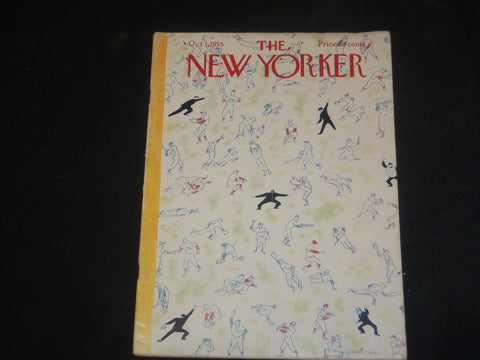 1955 OCTOBER 1 THE NEW YORKER MAGAZINE - ILLUSTRATED COVER - NY 1044