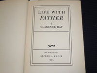 1935-1936 LIFE WITH FATHER - MOTHER BOOK LOT OF 3 - CLARENCE DAY - KD 3905J