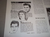 1949 CAUGHT MOVIE PRESS BOOK STARRING JAMES MASON & BARBARA BEL GEDDES - P 108