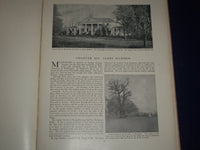 1905 COUNTRY HOMES OF FAMOUS AMERICANS BOOK BY OLIVER BRONSON CAPEN - KD 2211