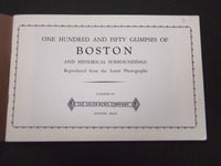 1910'S-1920'S BOSTON VIEW BOOK WITH 150 GLIMPSES - MASSACHUSETTS - J 5231
