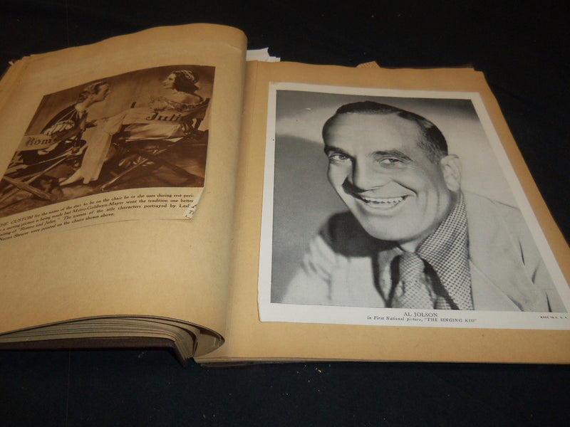 1930'S HOLLYWOOD STARS SCRAPBOOK - TEMPLE - HARLOW - 39A