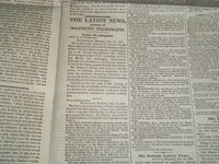 1858 DECEMBER 24 & 30 NEW YORK TRIBUNE NEWSPAPER LOT OF 2 - NP 4171