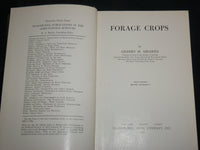 1949 FORAGE CROPS HARDCOVER BOOK BY GILBERT H. AHLGREN - KD 7021