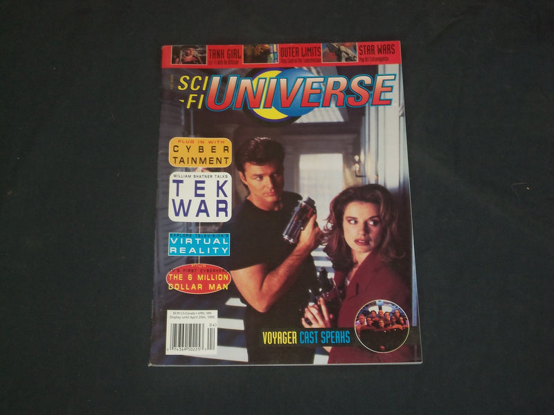 1995 APRIL SCI FI UNIVERSE MAGAZINE - VOYAGER CAST SPEAKS - B 4918