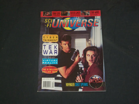 1995 APRIL SCI FI UNIVERSE MAGAZINE - VOYAGER CAST SPEAKS - B 4918