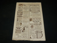 1915 OCTOBER 10 THE SUN PICTORIAL MAGAZINE SECTION - THE POPE - NP 5422