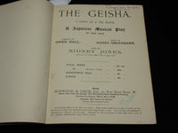1900'S THE GEISHA A STORY OF A TEA HOUSE BOOK - SIDNEY JONES- OWEN HALL - R 728Y