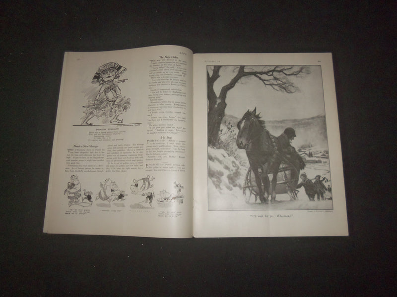 1921 FEBRUARY 24 LIFE MAGAZINE - THE BOY WHO OBEYED THAT IMPULSE - L 771R