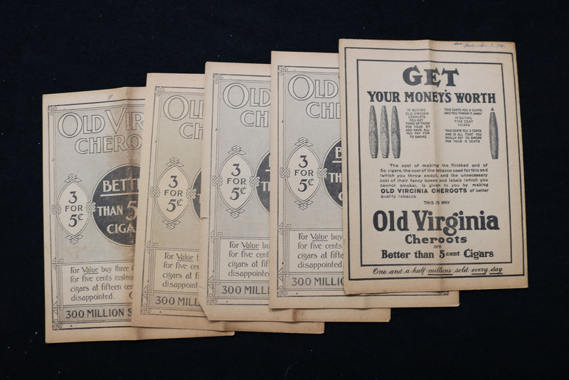 1901 HOWARD ATHENAEUM PROGRAMS - LOT OF 5 - BOSTON, MASSACHUSETTS - K 2275