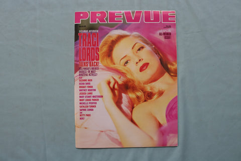 1993 MARCH-MAY PREVUE MAGAZINE - TRACI LORDS COVER - E 19789
