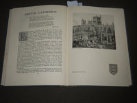 1926 CATHEDRALS HARDCOVER BOOK W/ 74 ILLUSTRATIONS - MAP - KD 4465