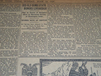 1927 JUNE 12 NEW YORK TIMES - NATION PAY ITS HOMAGE TO LINDBERGH - NT 5067