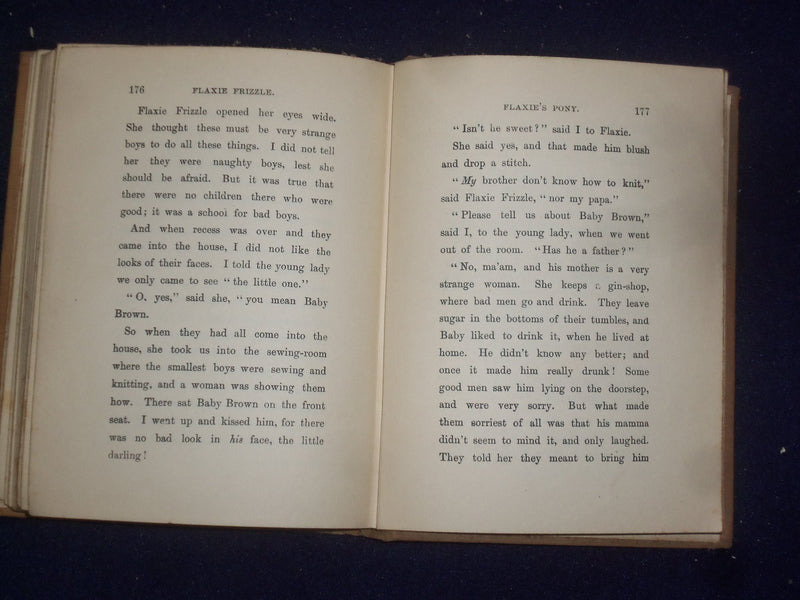 1904 FLAXIE FRIZZLE HARDCOVER BOOK BY SOPHIE MAY - KD 9073