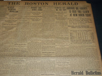 1910 NOVEMBER 19 THE BOSTON HERALD - HANARD BIG FAVORITE TO BEAT YALE - BH 283