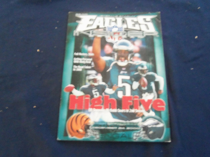 2000 DEC 24 NFL INSIDER MAGAZINE- PHILADELPHIA EAGLES VS CIN. BENGALS - ST 2968U