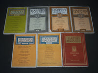 1922 HARPER'S MONTHLY MAGAZINE LOT OF 7 ISSUES - GREAT ILLUS. & ADS - WR 430B