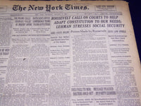 1937 JAN 7 NEW YORK TIMES - ROOSEVELTS ASKS COURTS ADAPT CONSTITUTION - NT 2772