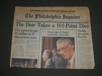 1996 JULY 16 PHILADELPHIA INQUIRER NEWSPAPER - DOW TAKES 161 POINT DIVE- NP 3132
