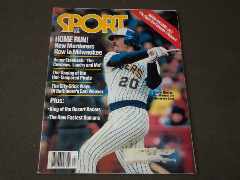 1980 JULY SPORT MAGAZINE - GORMAN THOMAS COVER - CW 440