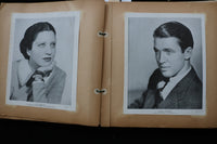 1930'S FABULOUS MOVIE STARS PUBLICITY PHOTOS SCRAPBOOK - E 24932