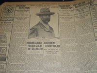 1911 DECEMBER 10 THE BOSTON HERALD - PRESIDENT ELIOT IS OPERATED - BH 183