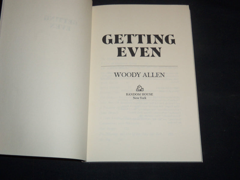 1971-1980 WOODY ALLEN 3 VOLUME BOXED SET - GETTING EVEN -SIDE EFFECTS - KD 5294C