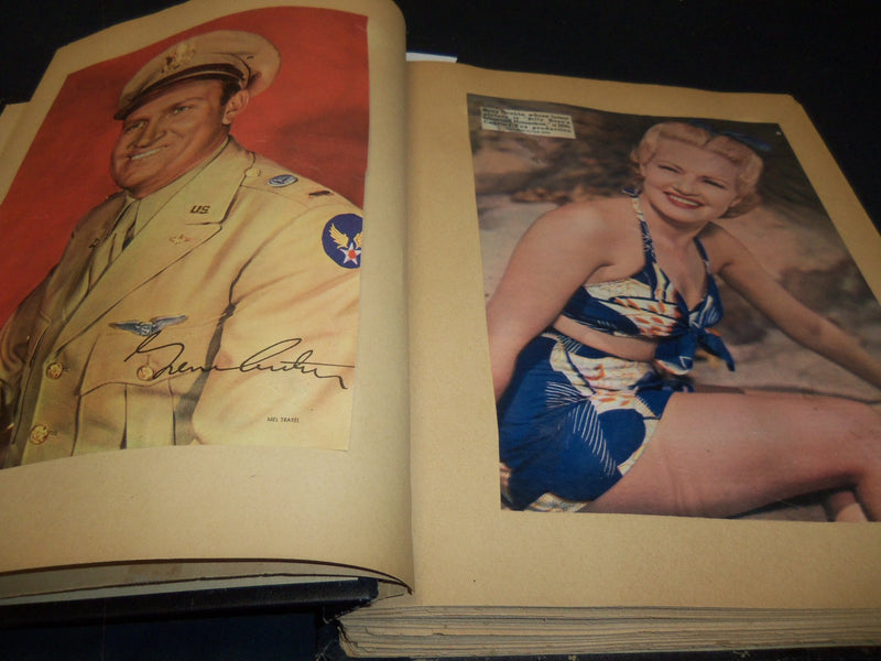 HOLLYWOOD MOVIE STARS SCRAPBOOK - PECK - AUTRY - GREAT PHOTOS - 28A