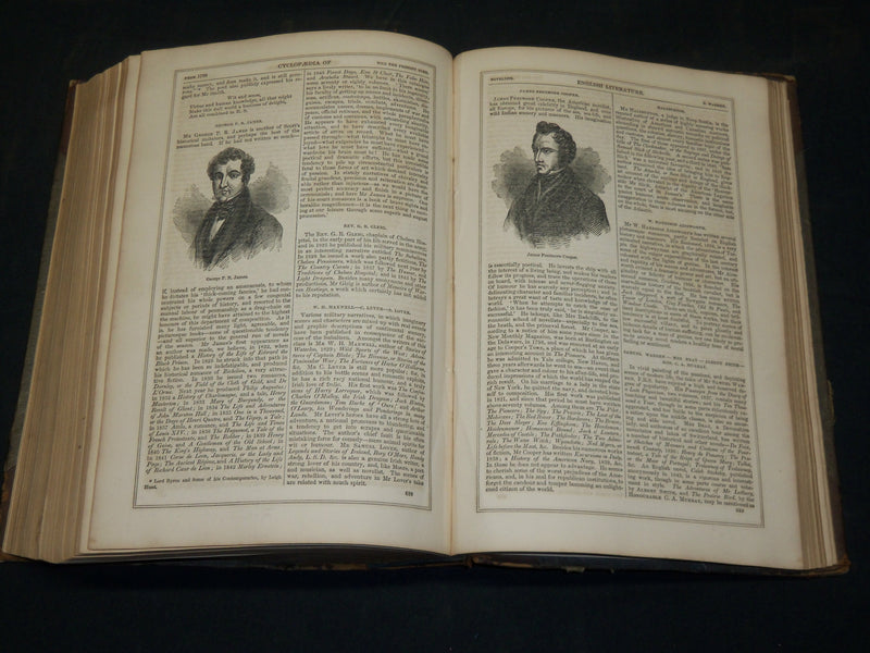 1847 CYCLOPAEDIA OF ENGLISH LITERATURE VOLUME NO. 2 EDITED BY CHAMBERS - KD 5910
